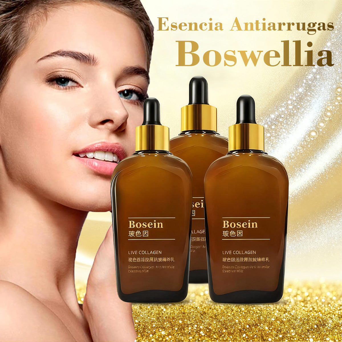 SEVERO Esencia Antiarrugas Boswellia: Firmeza, Luminosidad y Hidratación 24h